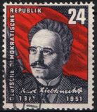 1951  80. Geburtstag von Karl Liebknecht