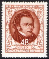 1953  125. Todestag von Franz Schubert