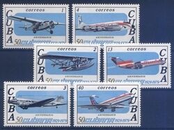Cuba 1979  Flugzeuge