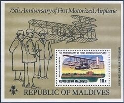 Malediven 1978  75 Jahre Motorflugzeuge
