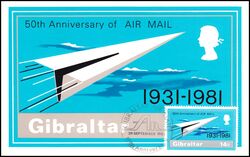 1981  50 Jahre Luftpost