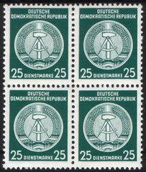1954  Dienstmarken fr Verwaltungspost B (II)