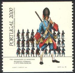 1985  Militruniformen: Grenadier um 1740