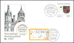 1993  Letzter Verwendungstag der alten Postleitzahl - Schwerin