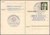1973  Bundesprsident Heinemann - Postkarte