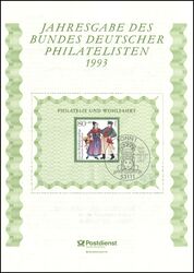 1993  Jahresgabe des BDPh - Wohlfahrt