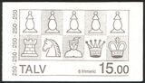 1983  Schachfiguren - Markenheftchen