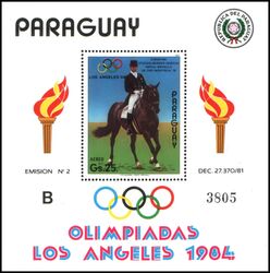 Paraguay 1984  Olympische Sommerspiele in Los Angeles