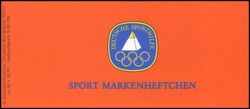 1980  Deutsche Sporthilfe - Markenheftchen Berlin