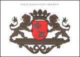 1989  Sonderfaltkarte der DP - Wappen der Lnder