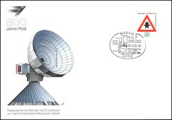1990  Werbekarte 500 Jahre Post - Postdienst 22