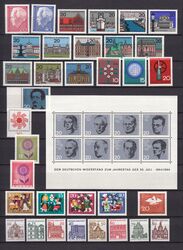 1960/68  Sammlung Bundesrepublik Deutschland - postfrisch