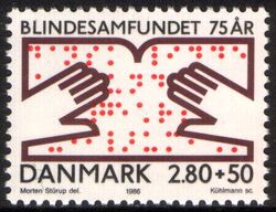 1986  75 Jahre Dnischer Blindenbund