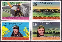 Dominica 1977  Atlantikberquerung von Charles Lindbergh 