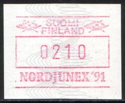 1991  Automatenmarken: Jugend-Briefmarkenausstellung NORDJUNEX `91