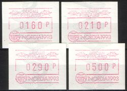 1992  Automatenmarken - Internationale Briefmarkenausstellung NORDIA `93