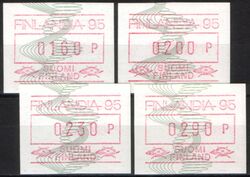 1993  Automatenmarken - Intern. Briefmarkenausstellung FINLANDIA `95