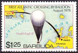 Barbuda 1978  Erste Atlantikberquerung mit dem Ballon