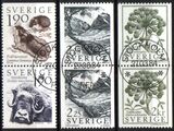 1984  Freimarken: Fauna u. Flora der schwedischen Bergwelt
