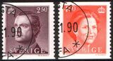 1990  Freimarken: Knig Carl XVI. Gustaf und Knigin Silvia