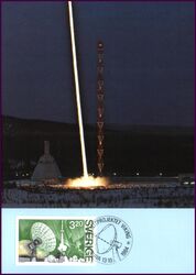 1984  Erstes schwedisches Satellitenprojekt VIKING - Maximumkarte
