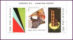 1993  Europa: Zeitgenssische Kunst - Markenheftchen