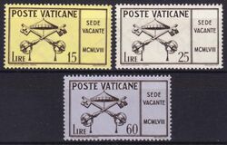1958  Sede Vacante - Tod von Papst Pius XII. und Wahl seines Nachfolgers