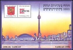 1996  Ausstellungsblock zur CAPEX `98 in Toronto
