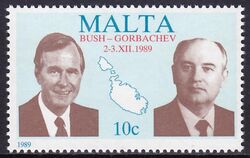 1989  Gipfeltreffen Bush-Gorbatschow in Valletta
