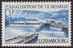 1964  Erffnung des neuen Mosel-Schiffahrtsweges
