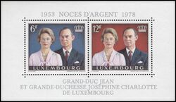 1978  Silberhochzeit des Groherzogpaares von Luxemburg
