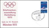 1972  Briefmarken werben fr Mnchen 1972 - Heidelberg