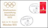 1972  Briefmarken werben fr Mnchen 1972 - Mannheim