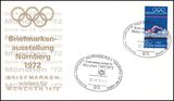 1972  Briefmarken werben fr Mnchen 1972 - Nrnberg