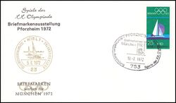 1972  Briefmarken werben fr Mnchen 1972 - Pforzheim