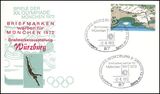 1972  Briefmarken werben fr Mnchen 1972 - Wrzburg