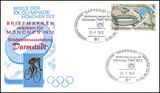 1972  Briefmarken werben fr Mnchen 1972 - Darmstadt