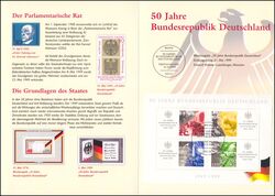 1999  Postamtliches Erinnerungsblatt - 50 Jahre BRD