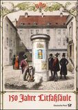 2005  Postamtliches Erinnerungsblatt - 150 Jahre Litfasule