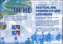 1997  Postamtliches Erinnerungsblatt - Europische Region Saar-Lor-Lux