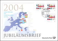 2004  Jubilumsbrief  - Erweiterung der Europischen Union