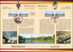 2003  Postamtliches Erinnerungsblatt - 100 Jahre Salzachbrcke