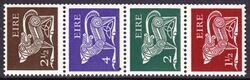 1971  Freimarken: Frhe Irische Kunst - Zusammendruck aus Markenrolle