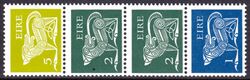 1974  Freimarken: Frhe Irische Kunst - Zusammendruck aus Markenrolle