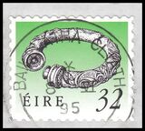 1991  Freimarke: Irische Kunstschtze