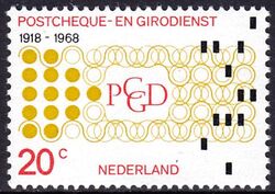 1968  50 Jahre niederlndischer Postsckeck- und Girodienst