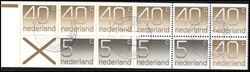 1976  Freimarken: Ziffer - Markenheftchen