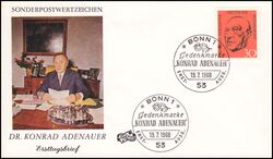 1968  1. Todestag von Konrad Adenauer