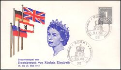1965  Besuch Ihrer Majestt Knigin Elisabeth II. in der BRD - Bonn