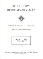 Leuchtturm Vordruckalbum OF - Vatikan 1959 - 1983